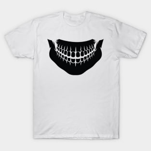 scary teeth face mask T-Shirt